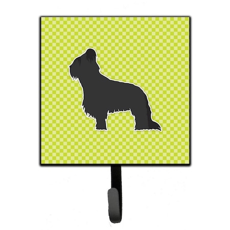 Jensendistributionservices Briard Checkerboard Green Leash or Key Holder MI1711695